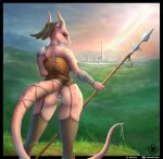 anthro anus argonian armor bethesda_game_studios big_butt black_clothing black_legwear black_stockings bodily_fluids bracers breasts butt city city_background clothed clothing corset detailed_background fan_character female female_anthro forest forest_background furgonomics genital_fluids green_grass head_accessory hi_res horn imperial_guard jewelry leaking_pussy leather leather_clothing leather_corset leather_lingerie leather_topwear legwear lingerie lockpick medieval medieval_armor medieval_clothing medieval_fantasy melee_weapon microsoft muzzle_(object) nature nature_background necklace no_underwear non-mammal_breasts oblivion partially_clothed pink_body plant polearm presenting presenting_anus presenting_hindquarters red_eyes scales scalie seductive sex_toy shoulder_pads solo spear stockings tail tail_clothing the_elder_scrolls thick_thighs topwear tree vaginal_fluids voluptuous_anthro voluptuous_female weapon whitefolex wide_hipped_anthro wide_hipped_female wide_hips