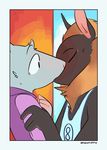  2016 animated anthro bat clothed clothing comic digital_drawing_(artwork) digital_media_(artwork) dosent english_text fur kissing love male male/male mammal mouse relationship rodent romantic romantic_couple text tongue 