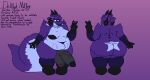 anthro arm_tuft balls belly big_balls big_belly big_butt big_nipples big_penis big_tail blue_tongue breasts butt cellulite cheek_tuft claws clothing curvy_figure delilah_(felineflustered) dragon english_text facial_tuft felineflustered fur furred_dragon furred_scalie genitals gynomorph hair hair_bun horn huge_balls huge_butt huge_penis hyper hyper_genitalia hyper_penis intersex lips model_sheet mythological_creature mythological_scalie mythology navel neck_tuft nipples overweight overweight_gynomorph overweight_intersex pawpads penis piercing rear_view scalie sharp_teeth shoulder_tuft small_wings solo stretch_marks tail teeth text thick_arms thick_bottom_lip thick_thighs tongue trans_(lore) trans_woman_(lore) tuft vein veiny_penis voluptuous voluptuous_gynomorph wings