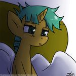  bed equine friendship_is_magic horn john_joseco mammal my_little_pony pillow snails_(mlp) solo tired unicorn 