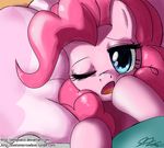  blue_eyes earth_pony equine eyelashes friendship_is_magic fur hair horse john_joseco mammal my_little_pony open_mouth pink_fur pink_hair pinkie_pie_(mlp) pony solo tired yawn 