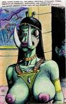  2000 a_princess_of_mars alien breasts edgar_rice_burroughs female green_martian james_killian_spratt nude sola traditional_media_(artwork) tusks 