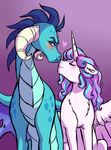 &lt;3 2016 boop dragon duo equine female flurry_heart_(mlp) friendship_is_magic horn lopoddity mammal my_little_pony nose_boop nose_kiss princess_ember_(mlp) winged_unicorn wings 