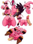  ! anal anal_penetration anus armband balls big_butt blush butt cum cum_in_ass cum_inside human humanoid kid_buu looking_back majin male male/male mammal monster oral pants_pull penetration penis pink_body red_eyes rimming sex sssonic2 surprise tongue tongue_out 