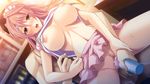  1boy 1girl anal areolae arm_grab ayukawa_rinka blush breasts brown_eyes censored clitoral_stimulation cum cum_in_ass cum_in_pussy dildo double_penetration erect_nipples game_cg girl_on_top guilty hetero indoors large_breasts mosaic_censoring navel nipple_clamps nipple_torture nipples object_insertion open_clothes open_mouth open_shirt penis pink_hair rape reverse_cowgirl_position screaming sex sex_toy skirt straddling string sunset sweat toriko_no_kusari torture vaginal vaginal_object_insertion wince 