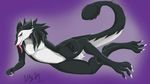  anthro bedroom_eyes claws fur half-closed_eyes lilly_fox male nude seductive sergal solo suggestive_pose tongue tongue_out 