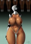  1girl haydee leekyo nude robot thighs 