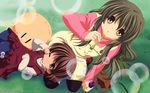  bubbles clannad dango ibuki_fuuko okazaki_ushio signed watermark 