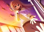  bad_id bad_pixiv_id green_eyes hands hayate_no_gotoku! highres hoppege long_hair outstretched_arm outstretched_hand reaching sanzen'in_yukariko scarf solo 