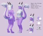  2016 absurd_res anthro bikini blush bottomless breasts butt clothed clothing cum cum_in_pussy cum_inside cum_on_face cum_on_leg cum_on_penis cum_on_tongue disembodied_penis dragon eastern_dragon female hair happy heart_a._chicago hi_res horn male model_sheet navel nude open_mouth penis purple_skin pussy shirt simple_background smile solo streetdragon95 swimsuit text tongue tongue_out whiskers white_eyes white_hair white_skin 