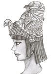  ancient_egypt egyptian hat hyura monochrome original solo 