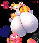 after_expansion after_inflation anthro ball_inflation ballbusting balls balls_expansion balls_inflation bdsm big_balls black_nose blue_eyes blush bodily_fluids canid canine canis chao_(sonic) clothing cock_and_ball_torture digital_media_(artwork) dominant dominant_female english_text erection expansion female fingers footwear footwear_only forced fox fur gameplay_mechanics genital_expansion genital_torture genitals gloves group gui hair handwear head_tuft health_bar hi_res huge_balls humanoid humanoid_genitalia humanoid_penis hyper hyper_balls hyper_genitalia imminent_ballbusting imminent_spanking imminent_torture immobilization inflation larger_male looking_at_another looking_at_balls looking_at_genitalia male male/female mammal miles_prower mostly_nude open_mouth paddle penis project_x_love_potion_disaster question_mark questionable_consent red_clothing red_footwear red_shoes sega shocked shoes shoes_only simple_background size_difference smaller_female smile smug smug_face smug_grin sonic_the_hedgehog_(series) submissive submissive_male sundaebunnyx sweat sweatdrop syringe text thick_thighs tongue tuft vein veiny_balls veiny_penis warning_symbol white_balls white_body white_fur white_penis wide_hips wings worried yellow_body yellow_fur