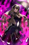  :d breasts cleavage deras elbow_gloves fate/grand_order fate_(series) flag fur_trim gauntlets gloves greaves helmet holding holding_sword holding_weapon jeanne_d'arc_(alter)_(fate) jeanne_d'arc_(fate)_(all) long_hair looking_at_viewer medium_breasts navel navel_cutout open_mouth smile solo sword thighhighs tongue very_long_hair weapon yellow_eyes 