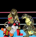  camel_clutch canine clothing dog feline husky lion loop_the_jobber_dog male male/male mammal reptile scalie sebastian_king snake speedo swimming_trunks swimsuit wrestler wrestling 