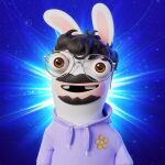  1:1 2022 3d_(artwork) 4k absurd_res alternate_species anthro aurelien_gilles autodesk_maya_(artwork) black_facial_hair black_goatee black_hair black_mouth black_mustache blue_background brown_eyes buckteeth bust_portrait clothed clothed_anthro clothed_male clothing cosmic_background digital_media_(artwork) english_description eyewear facial_hair fur furrification glasses goatee grey_eyewear grey_glasses hair hi_res hoodie lagomorph long_ears looking_at_viewer male male_anthro mammal multicolored_body mustache no_eyebrows noseless open_mouth open_smile portrait purple_clothing purple_hoodie purple_topwear rabbid raving_rabbids rayman_(series) real_world short_hair simple_background smile smiling_at_viewer solo space space_background tan_eyelids tan_inner_ear teeth topwear two_tone_body ubisoft virgile_maratrey white_body white_fur zbrush_(artwork) 