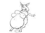  1997 anthro belly belly_expansion big_belly breasts cum doug_winger equine hooves horn hyper hyper_belly inflation lagomorph mammal multi_breast nipples nude penis rabbit solo unicorn 