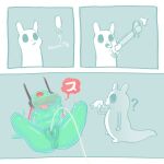 1:1 2025 absurd_res ambiguous_gender antennae_(anatomy) anus big_nipples biped bipedal_feral black_eyes blush blush_lines bodily_fluids border breasts butt butt_from_the_front chinese_description comic covering covering_face darkened_anus darkened_genitalia darkened_vulva digital_drawing_(artwork) digital_media_(artwork) directional_arrow duo ejaculation english_text female female_humanoid feral genital_fluids genitals glistening glistening_anus glistening_body glistening_genitalia glistening_vulva grabbing grey_background hands-free hi_res humanoid iterator_(rain_world) licking looking_at_another looks_to_the_moon_(rain_world) lying navel neotrinya neuron_fly nipples nude nude_ambiguous nude_female nude_feral nude_humanoid on_back open_mouth outside_border peeing plump_labia puffy_anus question_mark rain_world saliva saliva_string simple_background sitting slightly_chubby slightly_chubby_female slightly_chubby_humanoid slugcat spontaneous_ejaculation spontaneous_urination spread_legs spreading surprised survivor_(rain_world) tail teal_anus teal_body teal_breasts teal_nipples teal_vulva text tongue tremble_spikes urine urine_stream vaginal_fluids vaginal_squirting videocult vulva white_body white_border