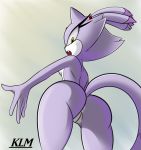  2018 anthro big_butt blaze_the_cat breasts butt cat exposed eyelashes feline female fur kinglikeme mammal nipples nude open_mouth purple_fur pussy small_breasts solo sonic_(series) video_games white_fur 