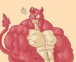  2014 abs biceps big_biceps brown_background colored cute digital_drawing_(artwork) digital_media_(artwork) eyebrows front_view fur half-length_portrait hyper hyper_muscles long_tail male mammal manly multicolored_fur muscular muscular_male no_pupils nude pecs pink_nose portrait rat red_fur rodent schwartzgeist serratus shaded simple_background smile snout tan_fur thick_neck toony triceps two_tone_fur whiskers yellow_eyes 