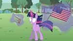  equine female flag friendship_is_magic gun horn horse mammal my_little_pony ranged_weapon solo thedarkness666_(artist) twilight_sparkle_(mlp) unicorn weapon 