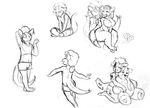  2016 anthro big_butt black_eye blood breasts bruised bud_(character) bulge butt candy clothing cute female flower food hair lizard lollipop male missing_tail nosebleed on_lap piercing plant plushie reptile scalie sitting_on_lap sketch thick_thighs torn_clothing vdisco wide_hips 