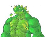  ... 2014 abs anthro bieps big_biceps color_swatch colored cute front_view green_scales half-closed_eyes light looking_at_viewer male manly markings muscular muscular_male nude pecs pose red_eyes reptile scales scalie schwartzgeist shaded simple_background toony white_background yellow_markings yellow_sclera 