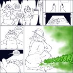 1:1 anthro antlers belly biped breath butt clothing covered_mouth deer deltarune dialogue digital_media_(artwork) dominant dominant_female english_text eulipotyphlan eyelashes facesitting fart fart_cloud fart_fetish farting_on_another farting_on_face female female/female freckled_butt freckles group hair hi_res horn long_hair mammal mine mining_helmet molady mole_(animal) navel new_world_deer noelle_holiday reindeer shirt sitting_on_another slightly_chubby sound_effects speech_bubble tank_top text ti-ling topwear trio undertale_(series) vowelless vowelless_sound_effect workshop_warriors