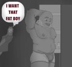 absurd_res anthro appliance armpit_hair aurora_anderson_(milkermaker) avian beak bedroom_eyes belly big_penis bird body_hair body_pattern bottomless bulge charles_anderson_(milkermaker) clothed clothing columbid dark_nipples duo female fridge genitals happy_trail hi_res kitchen_appliance looking_at_another male male/female mature_anthro mature_female mature_male milkermaker monochrome moobs muscular muscular_male narrowed_eyes night nipples overweight overweight_male owl penis pigeon presenting_armpit pubes scratching_head seductive shirt slightly_chubby slightly_chubby_male t-shirt thinking topless topless_male topwear topwear_only underwear underwear_only