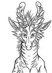  chris_sawyer dragon looking_at_viewer male monochrome scalie solaris solo western_dragon wings 