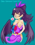  breasts chibi-depraved hug humanoid interspecies karametra_(character) monster_girl nintendo pok&eacute;mon pok&eacute;philia rattata video_games wings 