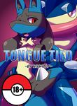  blue_fur blue_skin convenient_censorship cover cover_page from_behind_position fur greninja kivwolf lucario nintendo pink_eyes pok&eacute;mon red_eyes sex video_games 
