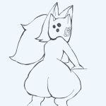 animated anthro anus breasts butt clothing female genitals idw_publishing mammal mask monochrome sega sh1vss shaking_butt simple_background solo sonic_the_hedgehog_(comics) sonic_the_hedgehog_(idw) sonic_the_hedgehog_(series) vulva whisper_the_wolf