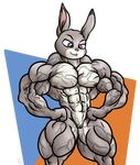  2016 abs biceps disney female flat_chested judy_hopps lagomorph mammal muscular muscular_female navel nipples nude pose pussy rabbit smile solo stx70 vein zootopia 