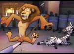  alex_(madagascar) anatomically_correct anatomically_correct_genitalia animal_genitalia animal_penis anthro ballbusting balls black_balls black_bars black_sheath black_stripes blurred_background clenched_teeth cock_and_ball_torture comical dreamworks duo_focus ears_down equid equine erection faceless_character feet felid feline_genitalia feline_penis female feral front_view fully_sheathed fur genital_torture genitals group hi_res hooves human jumping kick kicking_balls lion lying madagascar_(series) male mammal mane marty_(madagascar) movie_reference narrowed_eyes nude on_ground on_side open_mouth pain pantherine pawpads penile_spines penis pivoted_ears police public raised_tail reddened_scrotum riot_shield screaming sheath spread_arms spread_legs spreading striped_body stripes subway_station surrounded tail tail_tuft teeth tongue tuft white_body wide_eyed yiffy1234 zebra 