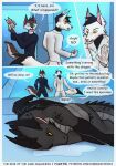 2023 3_panel_comic abdominal_bulge absurd_res against_surface angry anthro artist_name belly biped black_body black_scales bodily_fluids boss_(darkdraconica) bottomwear brown_body brown_fur canid canine canis clothed clothing coat comic darkdraconica darky_(darkdraconica) dialogue digital_drawing_(artwork) digital_media_(artwork) dragon electroshock_weapon english_text european_mythology facial_scar feigning female feral fur giving_orders green_eyes group hand_on_glass hi_res holding_taser looking_through looking_through_window lying male mammal motion_lines multiple_scenes mythological_creature mythological_scalie mythology notched_ear on_glass on_side one_eye_closed oral_vore page_number pants quadruped saliva scales scalie scar soft_vore speech_bubble steve_(darkdraconica) tail taser text topwear trio unseen_prey url vore weapon western_dragon white_body white_clothing white_coat white_fur white_topwear window wings wolf yellow_eyes