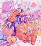 anthro anus balloon bent_over blush bodily_fluids bouquet butt cake_slice candy chocolate cookie cum cum_everywhere cum_in_ass cum_inside cum_on_back cum_on_butt cum_on_face cum_on_hand dessert doughnut egg eyewear feet feet_on_penis fisherkitu flower flower_bouquet food fruit genital_fluids giant_food goggles head_tuft heart_balloon heart_symbol hi_res holidays inflatable koopa lace lakitu leaking_cum looking_at_viewer love_letter macaron_(food) male mario_bros messy nintendo noko_(fisherkitu) on_food paper_mario pastry petals plant plushie presenting presenting_hindquarters rose_(flower) rose_petals scalie shell slightly_chubby solo stickers_on_body stickers_on_clothes stickers_on_face strawberry sweat tail tail_motion tailwag tuft valentine's_day yellow_body yoshi_egg
