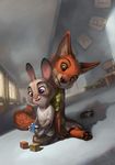  disney judy_hopps latex_(artist) nick_wilde zootopia 