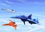  ace_combat_zero adf-01_falken adfx-02_morgan aircraft airplane cloud condensation_trail day fighter_jet highres jet larry_foulke military military_vehicle pilot signature sky thompson 