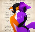  anthro canine clothing duo english_text eyes_closed female fox kissing krystal lovelesskiax male male/female mammal nintendo nude star_fox text underwear video_games 