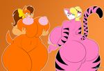  2016 absurd_res anthro areola big_breasts big_butt breasts butt cat duo erect_nipples feline female hedgehog hi_res huge_breasts huge_butt mammal nipples nude supersonicrulaa 