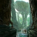 1:1 2026 2_horns absurd_res adobe_photoshop_(artwork) ambiguous_feral ambiguous_gender ambiguous_human backpack black_backpack black_bottomwear black_clothing black_hat black_headwear black_pants bottomwear brown_body brown_fur brown_tail camelid clothed clothed_ambiguous clothed_human clothing coat colored concept_art danny_gardner day digital_media_(artwork) digital_painting_(artwork) english_description eyewear eyewear_on_head feral fern forest fully_clothed fully_clothed_ambiguous fully_clothed_human fur goggles goggles_on_head grass grey_clothing grey_coat grey_topwear group gun hat headgear headwear hi_res highguard_(game) holding_gun holding_object holding_ranged_weapon holding_staff holding_weapon hood_up horn human landscape larger_ambiguous larger_feral light lighting lily_pad long_horn mammal multicolored_horn official_art painting_(artwork) pants partially_submerged plant quadruped ranged_weapon red_horn reflection river shaded size_difference smaller_ambiguous smaller_human staff structure tail topwear tree trio two_tone_horn walking weapon