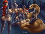  anthro anus armor big_breasts big_butt breasts butt clothed clothing female group group_sex huge_breasts human mammal nipples nude penetration pussy sex skimpy tail_sex vaginal vaginal_penetration vaiderman video_games viper_(x-com) voluptuous wide_hips x-com 