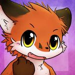  brown_fur canine fox fur haaru icon looking_at_viewer mammal orange_fur paws re1nhardt white_fur yellow_eyes 