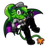 1:1 alpha_channel anthro arrow_(spdy4) arrow_the_dragon arrow_xiang_long bangs black_bottomwear black_clothing black_pants bottomwear clothing couatl digital_media_(artwork) dragon dragon_wings dress_shoes eastern_dragon eyeliner feathered_scalie feathered_snake feathered_tail feathers female five_nights_at_frickbear's_3 flashlight gesture green_body green_skin grey_clothing grey_shirt grey_topwear hair hand_gesture hat headgear headwear hybrid long_tail looking_at_viewer magenta_eyes makeup mythological_creature mythological_scalie mythology nightguard one_eye_closed pants pixel_(artwork) pointing ponytail posed prehensile_tail purple_eyeliner reptile scalie security security_badge security_guard shirt snake solo spdy4 tail topwear wink winking_at_viewer