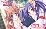  animal_ears japanese_clothes kawai_ameri miko mito_mashiro moekibara_fumitake tayutama 