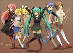  hatsune_miku kagamine_len kagamine_rin kaito kl megurine_luka meiko seifuku vocaloid 