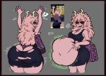 2026 abdominal_bulge after_vore ambiguous_gender ambiguous_prey animal_print ashido_mina before_and_after belly big_belly big_breasts big_butt black_sclera blush blush_lines bodily_fluids bottomwear breasts breath butt butt_expansion cheetah_print cleavage clothed clothing death digestion digestion_noises digital_media_(artwork) dress exclamation_point expansion fatal_vore female female_pred grey_background hair hand_on_belly hi_res horn horned_humanoid huge_belly huge_butt humanoid humanoid_pred hyper hyper_belly long_hair looking_back messy_hair my_hero_academia navel open_mouth open_smile overweight overweight_female overweight_humanoid panties pattern_bottomwear pattern_clothing pattern_panties pattern_underwear pink_body pink_hair purse question_mark raised_arms rear_view reference_image right_to_left rumbling_stomach screencap side_view simple_background sloshing_belly smile solo spots spotted_bottomwear spotted_clothing spotted_panties spotted_underwear surprised sweat sweatdrop teeth toffee_gulp torn_clothing torn_dress underwear vore wardrobe_malfunction weight_gain