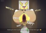 2026 anal_fluids anal_orgasm anus artist_name axoarts balls big_butt bodily_fluids brown_body brown_ears brown_fur butt camera_view cum cumshot digital_media_(artwork) egg ejaculation emoji english_text feral fur gaping gaping_anus generation_8_pokemon genital_fluids genitals glory_wall green_body green_eyes green_fur hands-free happy hi_res looking_pleasured male male_oviposition multicolored_body multicolored_fur nintendo onomatopoeia orgasm orgasm_from_oviposition oviposition penis photo pokemon pokemon_(species) rear_view short_tail small_balls small_penis smile solo sound_effects tail teeth text thick_thighs through_wall tongue tongue_out yamper yellow_body yellow_fur yellow_nose yellow_tail