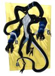  1_eye 2_toes 4_fingers absurd_res alien alien_humanoid ben_10 big_hands black_body blue_penis bodily_fluids bracelet cartoon_network conductoid countershading electrical_plug electrical_plug_tail eyebrow_piercing facial_piercing fan_character feet fingers genital_fluids genitals glistening glistening_body glistening_skin gynomorph_(lore) head_tendrils hi_res humanoid jewelry knot knotted_penis light lighting long_tail lumen_fox male not_furry penis piercing precum shaded simple_background smile solo spiked_bracelet spikes tail teeth teeth_showing tendrils toes white_body white_countershading yellow_eyes 