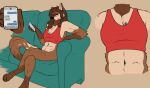  abs acids animated anthro bottomless bottomless_anthro breast_squish breasts brown_body brown_hair canid canine canis casual_nudity casual_vore clothed clothing crop_top crossed_legs digestion domestic_dog extreme_size_difference eyewear fatal female fox furniture german_shepherd glasses group guts hair herding_dog hybrid implied_fatal intestines liver_(organ) luttie male male/female mammal mangomutt medium_breasts micro midriff navel nipples oral_vore organs pastoral_dog peril phone_screen relaxing scared scared_prey shirt size_difference sofa squish stomach swallowed_alive swallowed_whole tempus_(dr_whooves) texting throat tight_fit topwear trio vore wolf wolfdog x-ray_view 